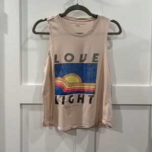 🚫SOLD🚫 {Spiritual Gangster} Love Light Graphic Tank Top, M